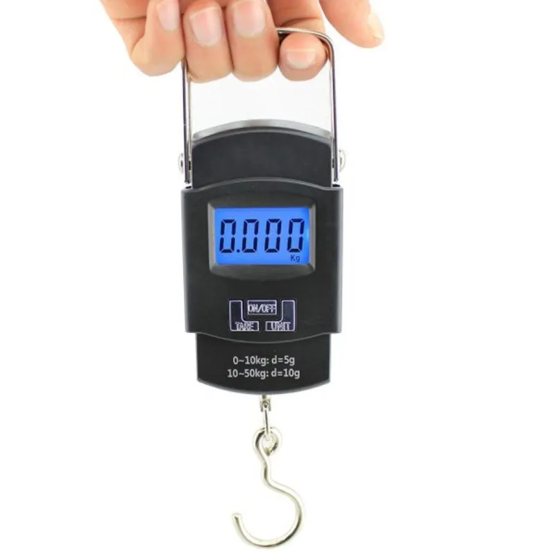 Portable Digital Weight Scale (Hook Scale) 50KG | ডিজিটাল হ্যাঙ্গিং স্কেল | কোরবানির মাংস ওজন মাপার মেশিন | Kinbo.site