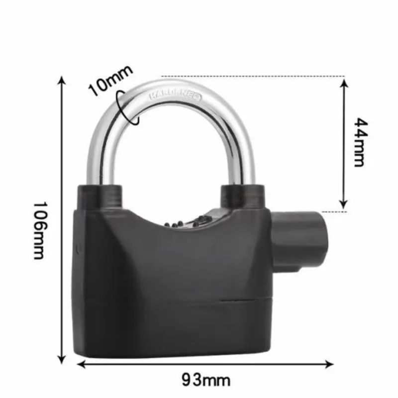 Security Alarm Lock 110dB Anti Theft Lock | Smart Safety Lock | Kinbo.site