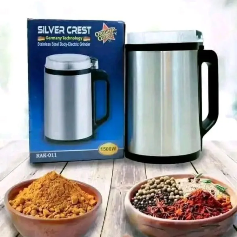 Silver Crest Electric Grinder 1500W | Heavy Duty Spice Mill | Kinbo.site